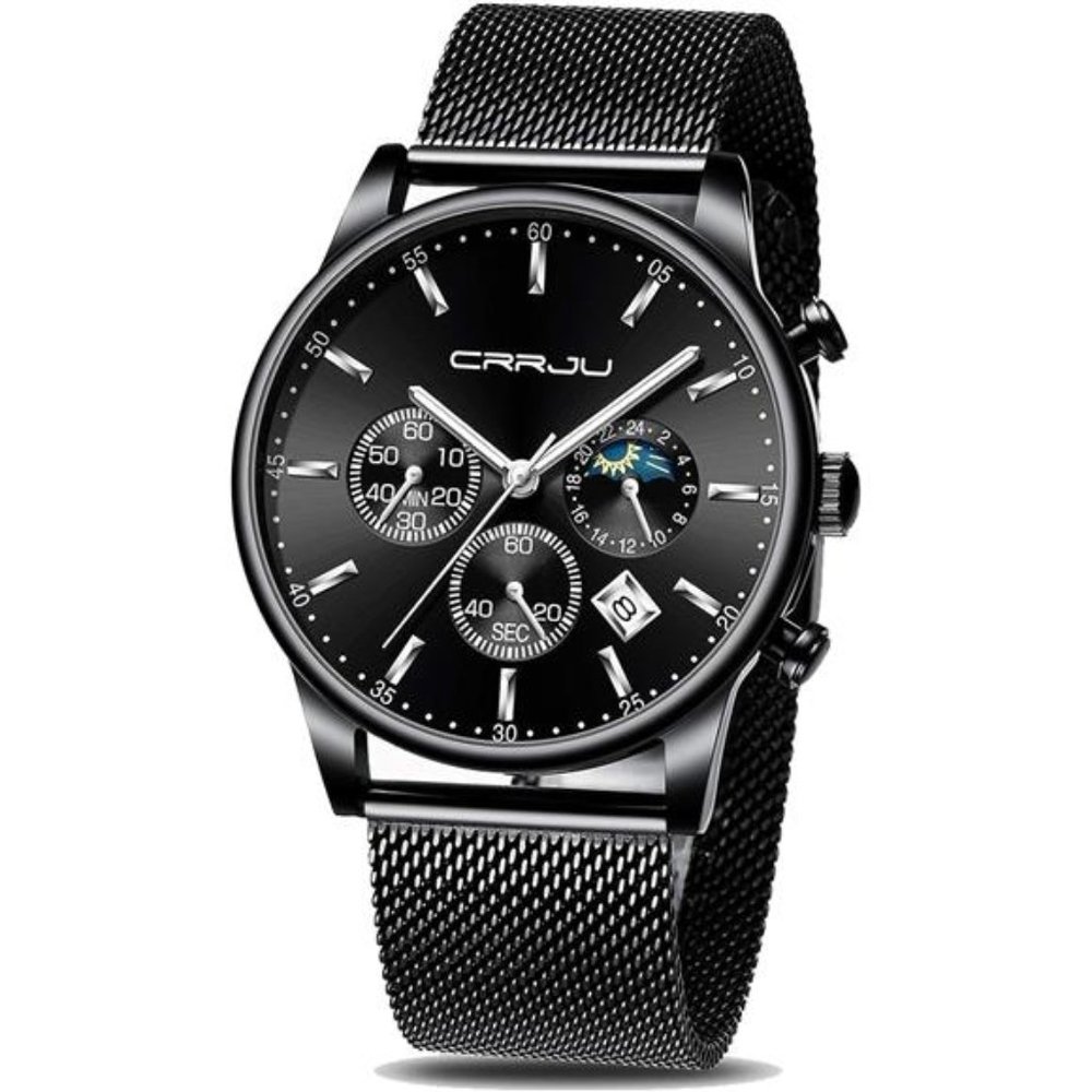 Men's Watches Auto Date Chronograph Watch Men Sports Watches Waterproof 30M